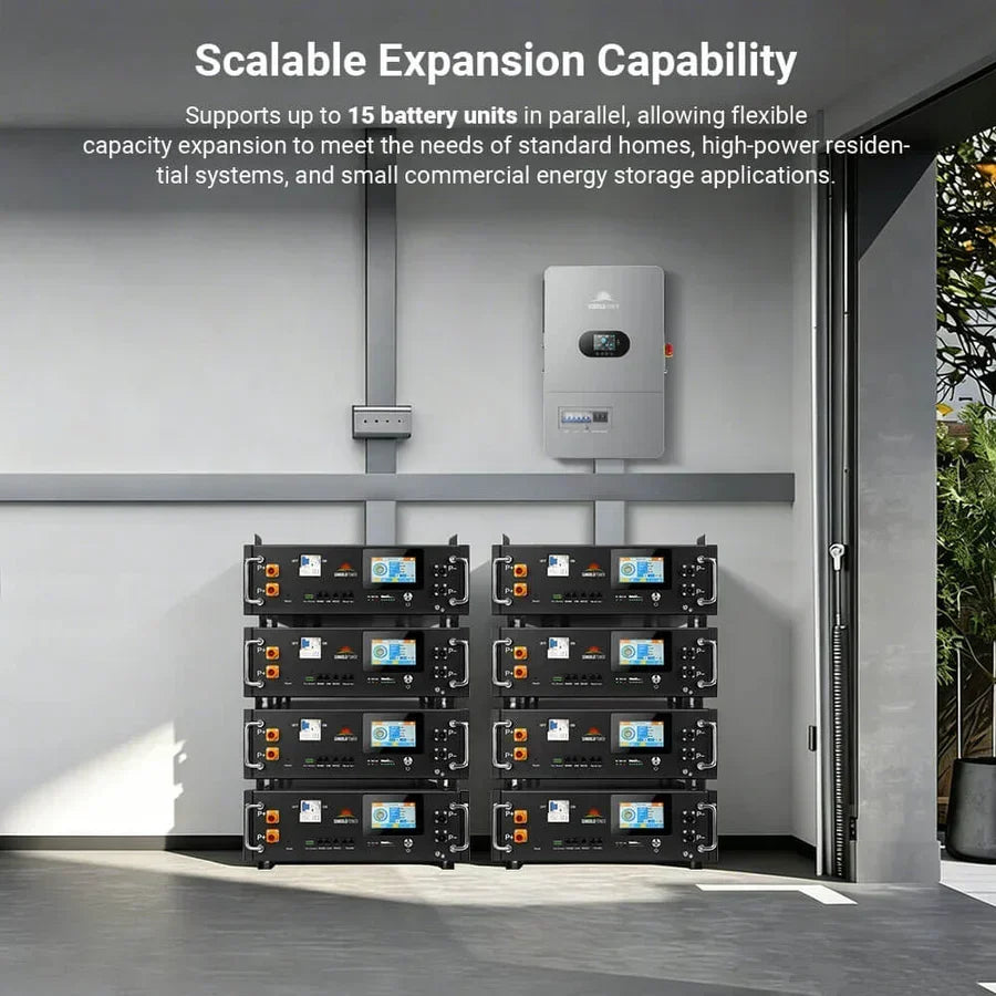 SunGoldPower CoreX 5 Pro Server Rack 48V 100Ah Residential Energy Storage Battery Pack