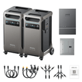 Anker SOLIX F3800 Solar Generator Kit, 2 Units, 12kW, 7.68kWh, with Smart Home Power Kit