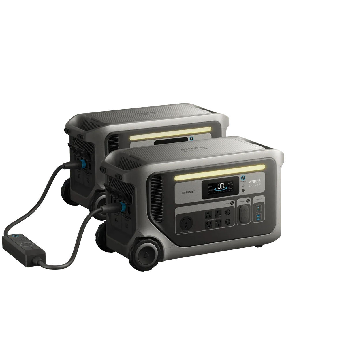 Anker SOLIX F3000 Portable Power Stations Kit, 2-Unit Kit