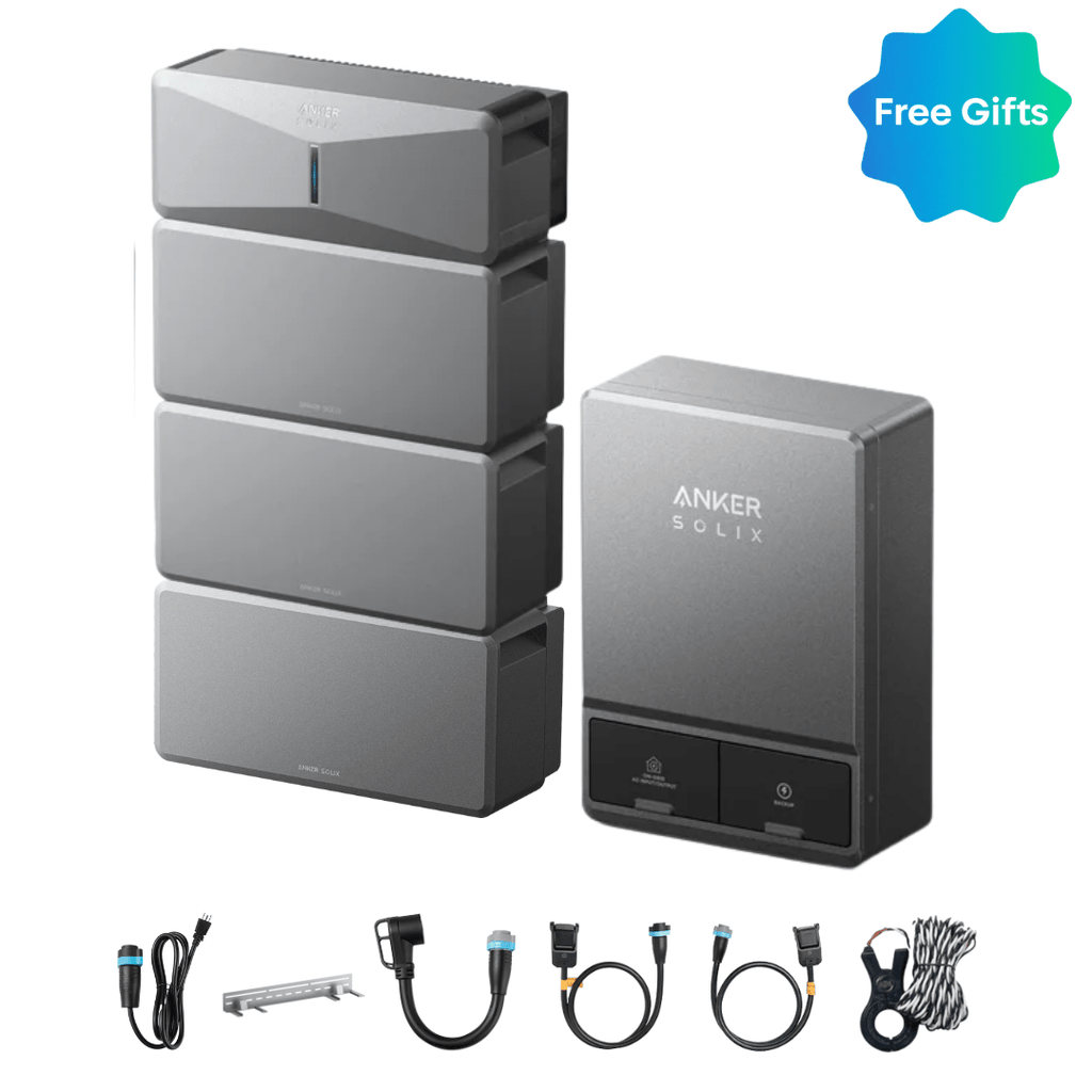 Anker SOLIX E10 Manual Home Backup Kit with LiFePO4 Batteries and Smart Inlet Box