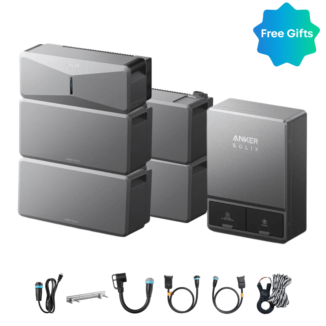 Anker SOLIX E10 Manual Home Backup Kit with LiFePO4 Batteries and Smart Inlet Box