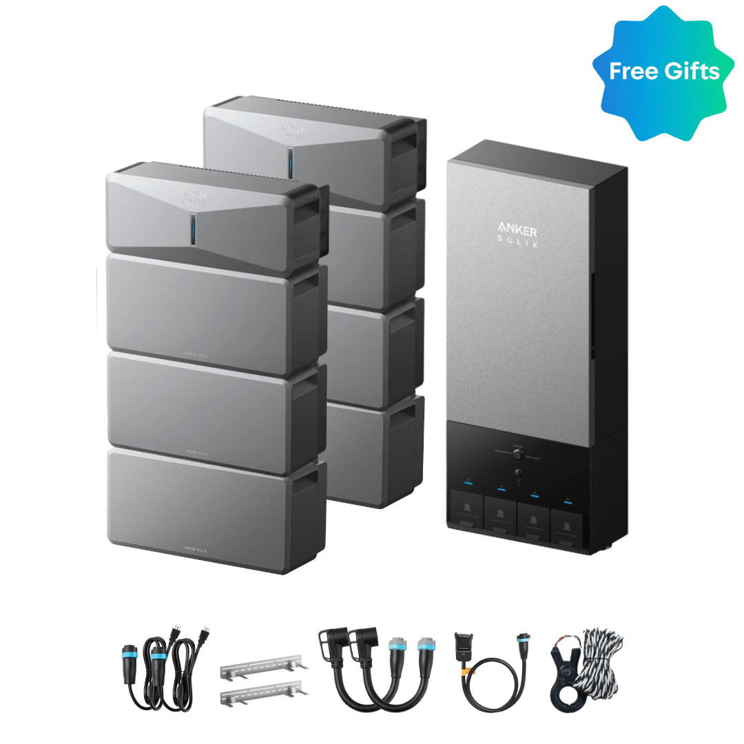 Anker SOLIX E10 Power Module with Batteries and Power Dock, 2-Unit Kit