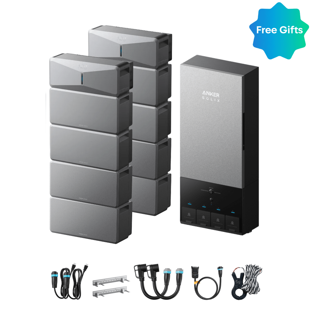 Anker SOLIX E10 Power Module with Batteries and Power Dock, 2-Unit Kit