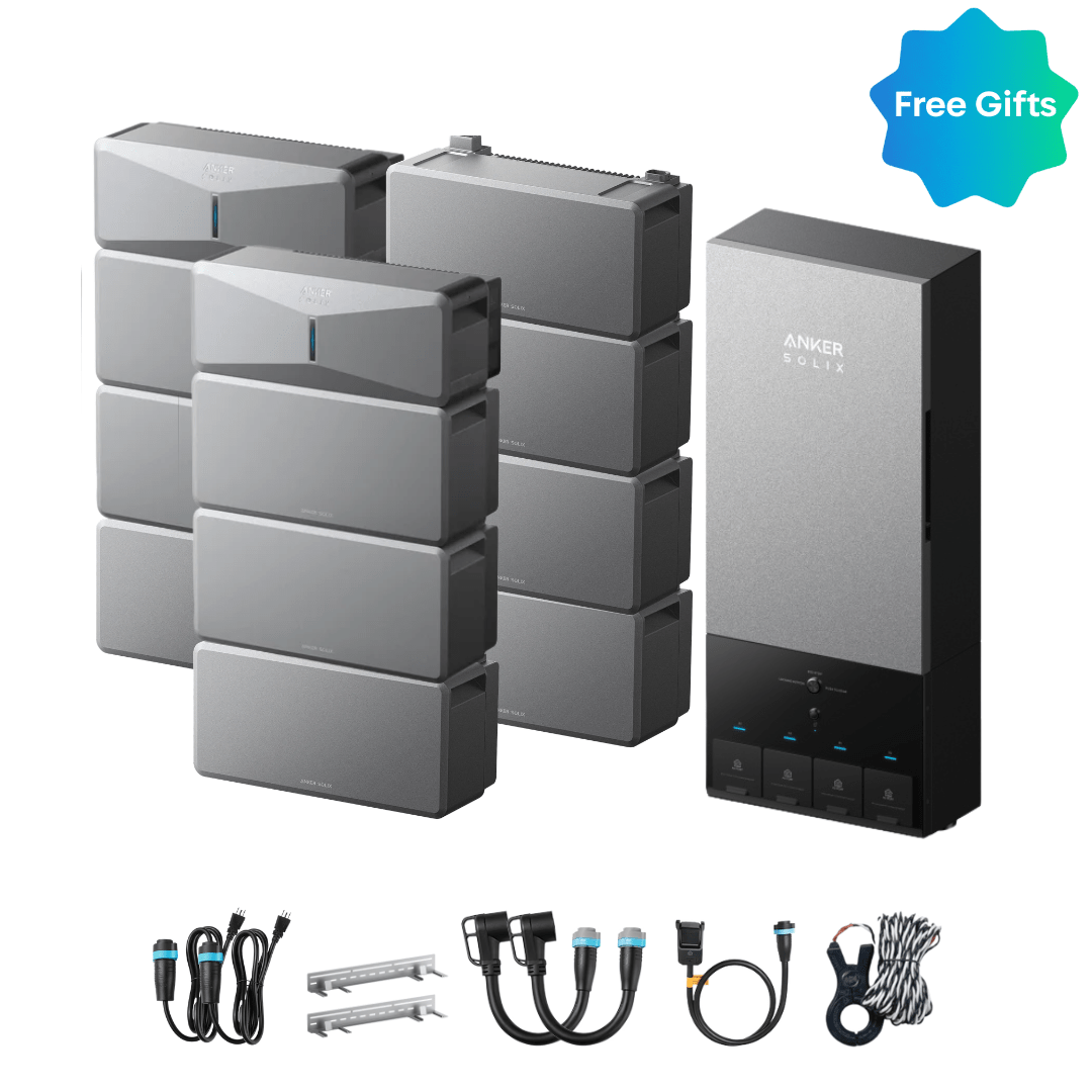 Anker SOLIX E10 Power Module with Batteries and Power Dock, 2-Unit Kit