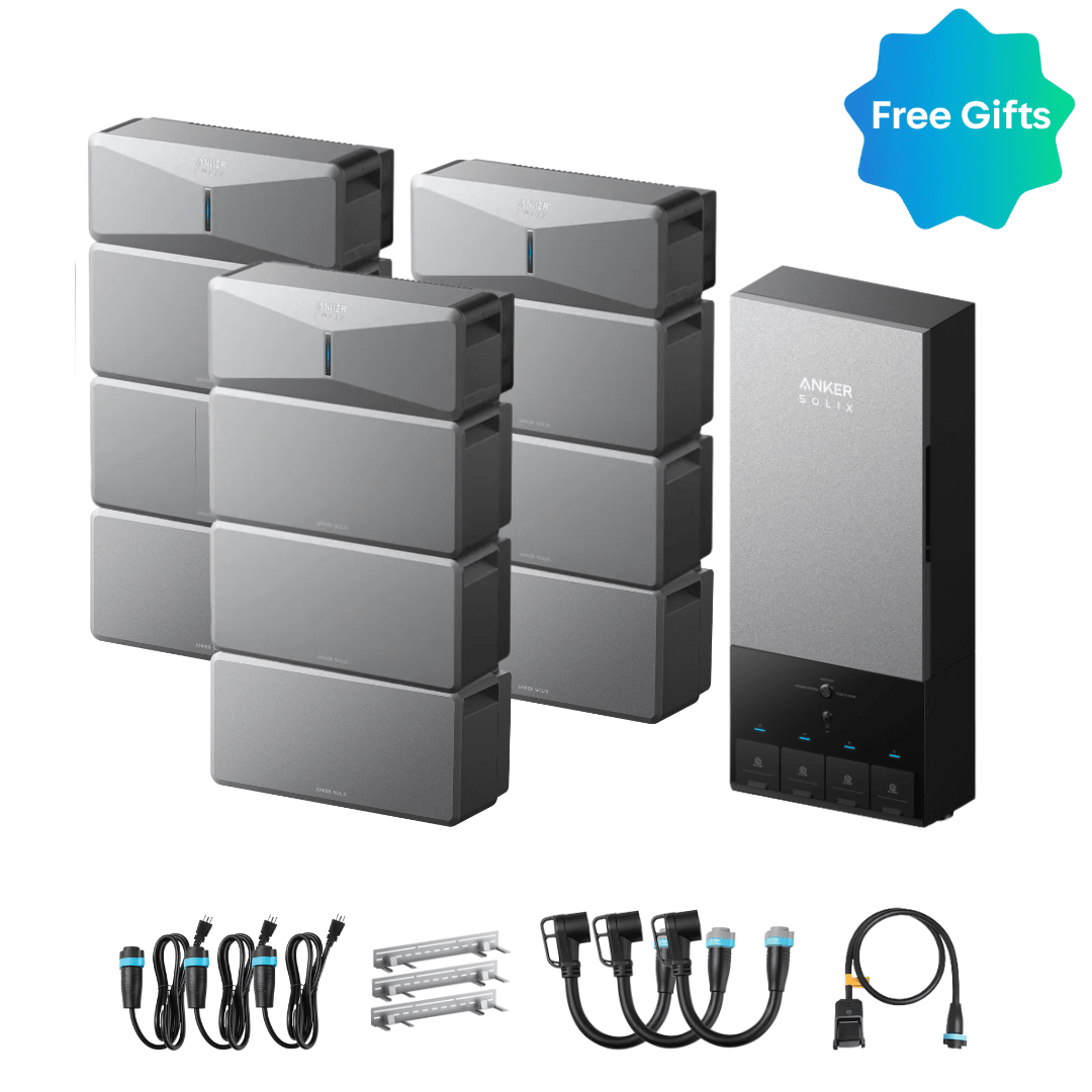 Anker SOLIX E10 Power Module with Batteries and Power Dock