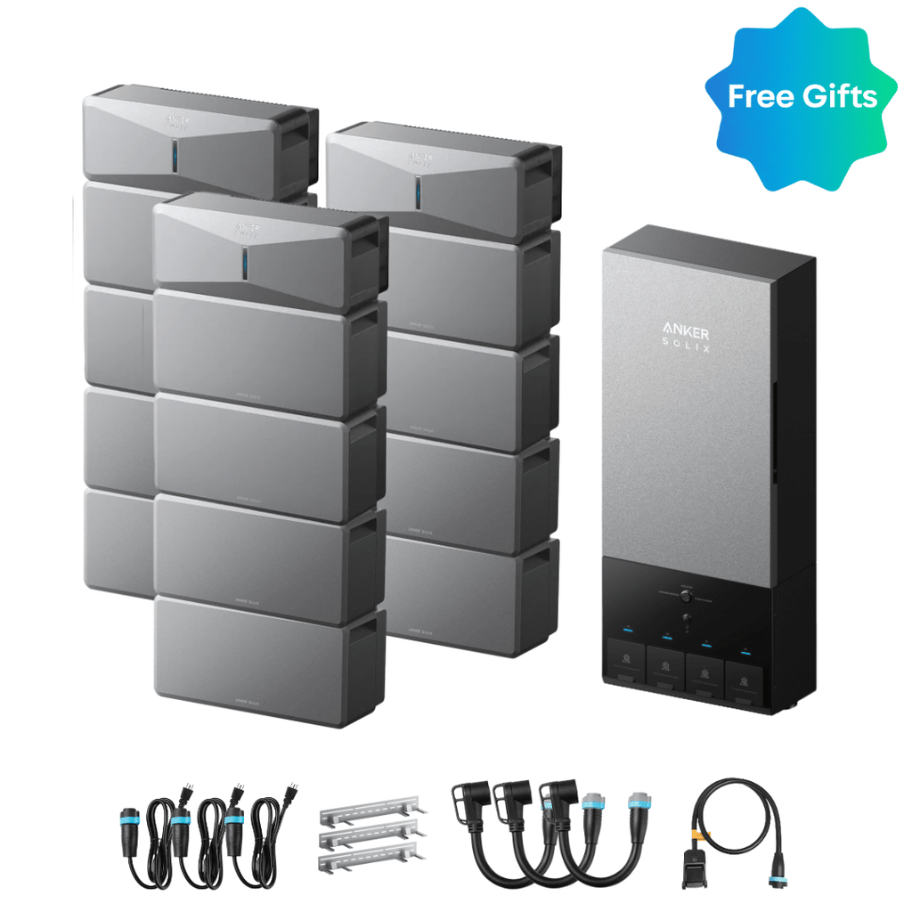 Anker SOLIX E10 Power Module with Batteries and Power Dock