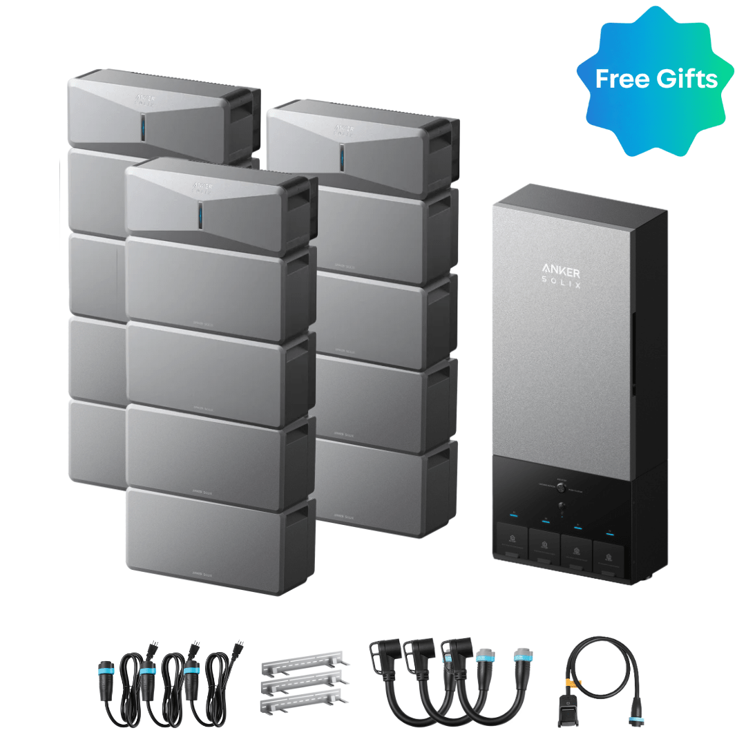 Anker SOLIX E10 Power Module with Batteries and Power Dock
