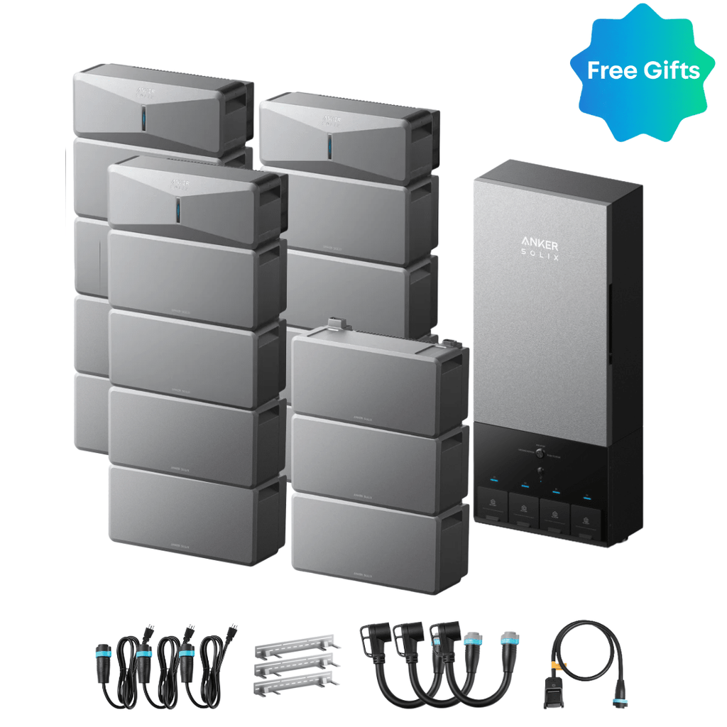 Anker SOLIX E10 Power Module with Batteries and Power Dock