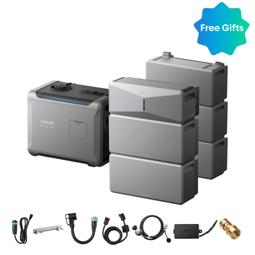 Anker SOLIX E10 Power Module with Batteries and Smart Generator 5500 (Tri-Fuel)