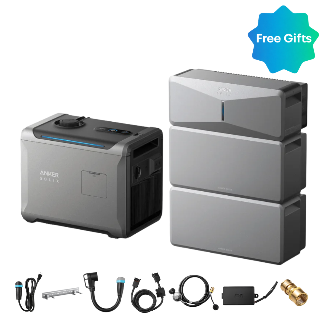 Anker SOLIX E10 Power Module with Batteries and Smart Generator 5500 (Tri-Fuel)