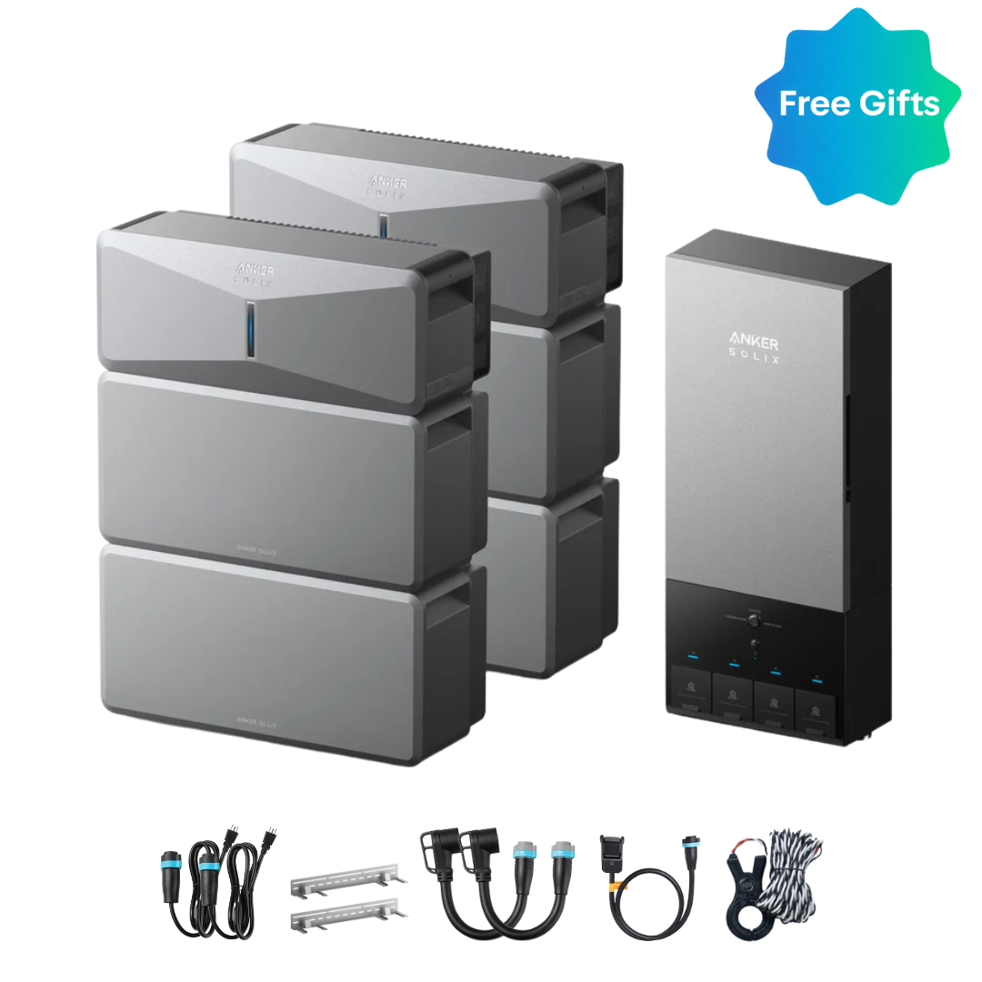 Anker SOLIX E10 Power Module with Batteries and Power Dock, 2-Unit Kit