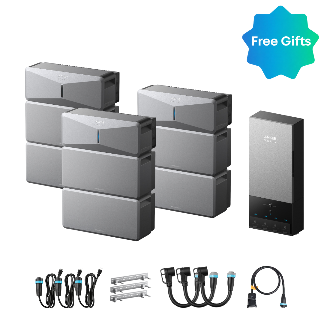 Anker SOLIX E10 Power Module with Batteries and Power Dock