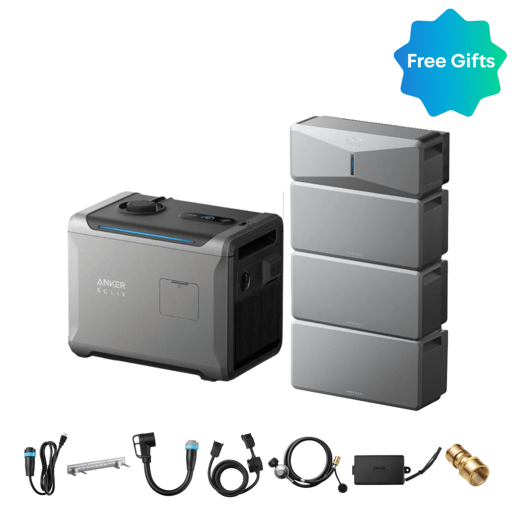 Anker SOLIX E10 Power Module with Batteries and Smart Generator 5500 (Tri-Fuel)