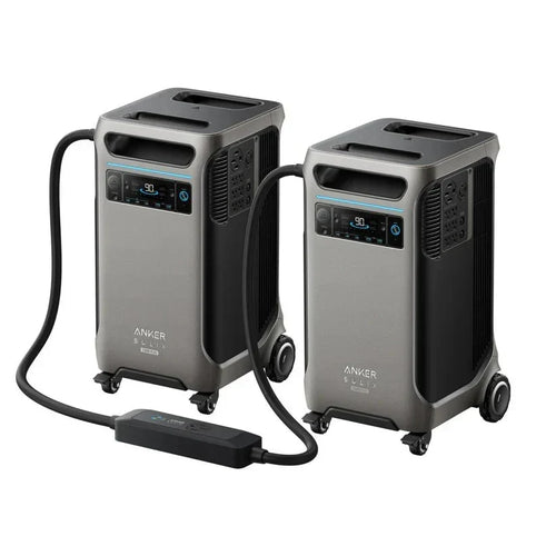 Anker SOLIX 2 x F3800 Plus Portable Power Station with Double Power Hub