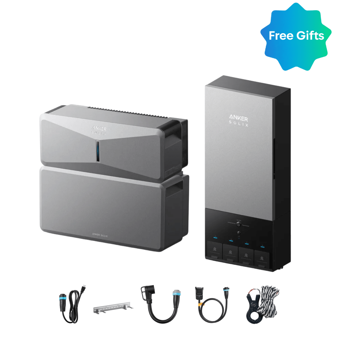 Anker SOLIX E10 Automatic Home Backup Kit with LiFePO4 Batteries and Power Dock