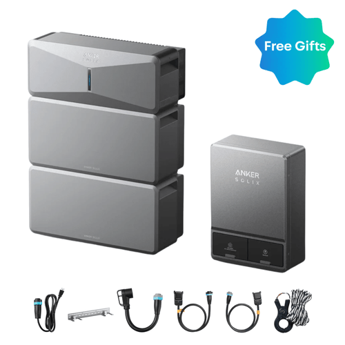 Anker SOLIX E10 Manual Home Backup Kit with LiFePO4 Batteries and Smart Inlet Box
