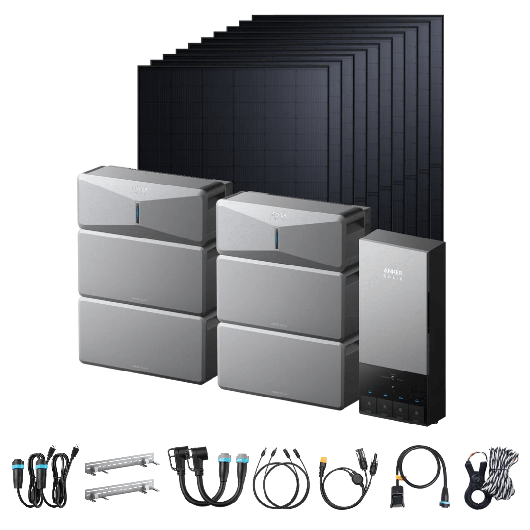 Anker SOLIX E10 Off-Grid Kits with 10 x 440W Rigid Solar Panels