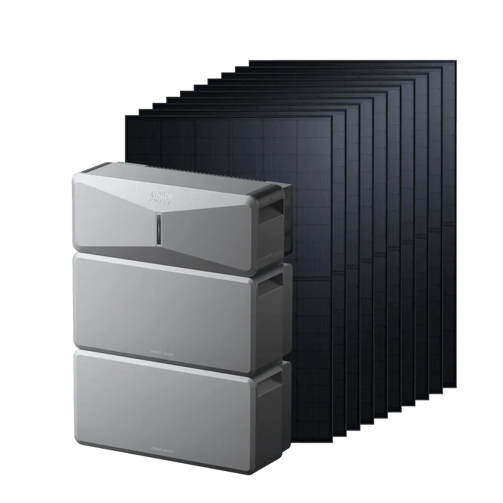 Anker SOLIX E10 Off-Grid Kits with 10 x 440W Rigid Solar Panels