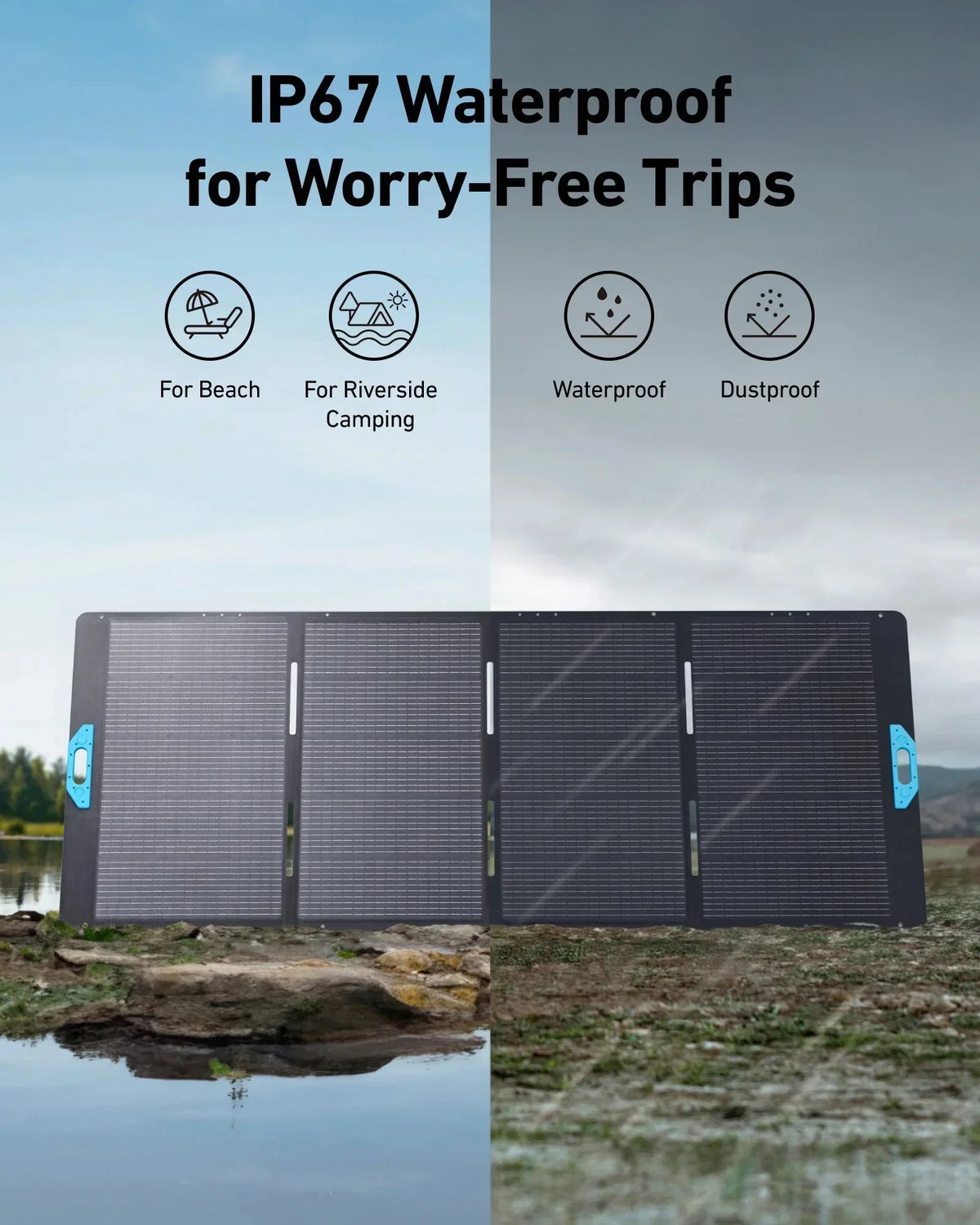 Anker SOLIX F3000 Solar Generator with 400W Portable Solar Panel Kits