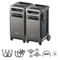 Anker SOLIX F3800 Portable Power Station Kit, 2 x 3840Wh Units, with Double Power Hub
