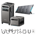 Anker SOLIX F3800 with Expansion Battery and 400W Portable Solar Panel