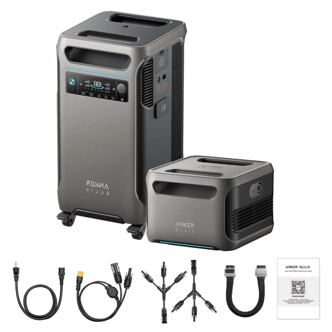 Anker SOLIX F3800 with Expansion Battery, 7680Wh, 6000W