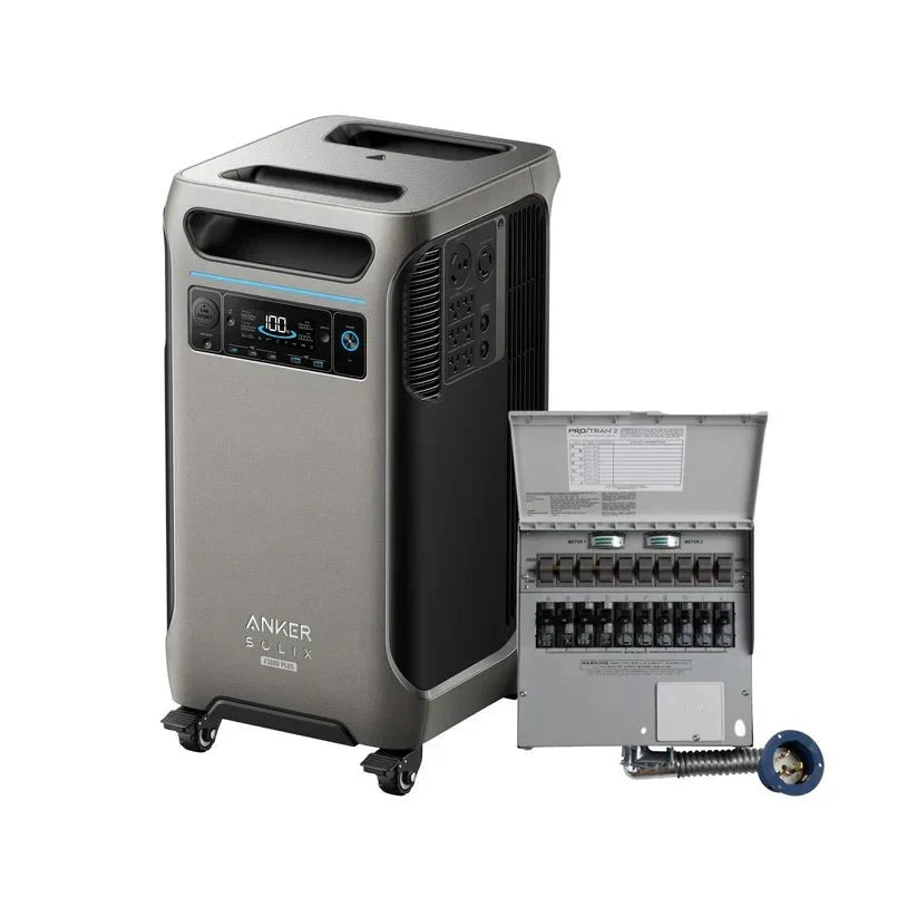 Anker SOLIX F3800 Plus Portable Power Station with 50A Transfer Switch