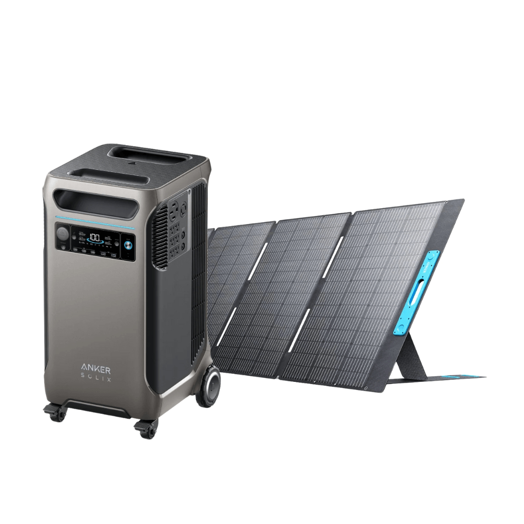 Anker SOLIX F3800 Solar Generator with 400W Portable Solar Panels