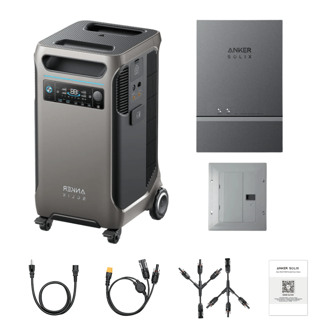Anker SOLIX F3800 Solar Generator with Smart Home Power Kit