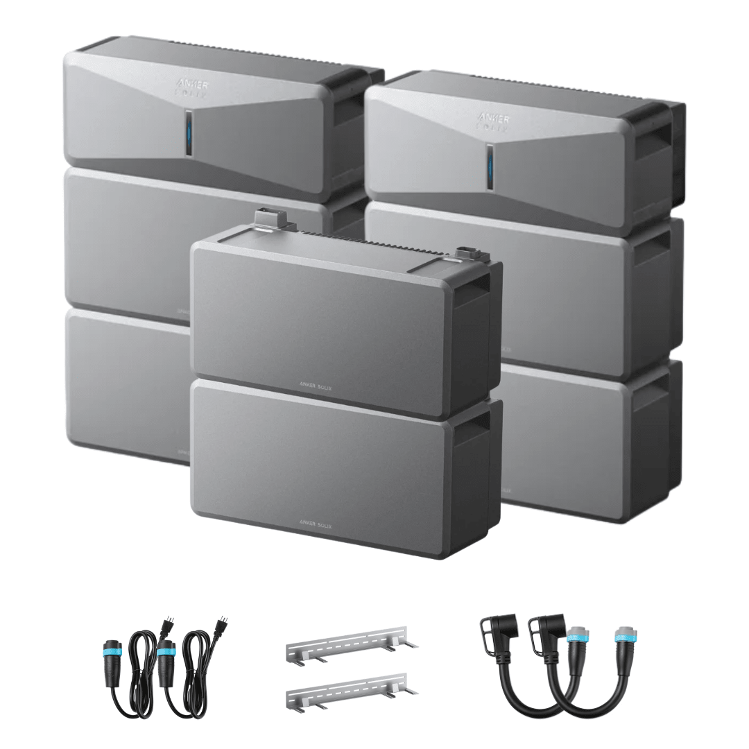 Anker SOLIX E10 Whole Home Backup System, Double Kit with LiFePO4 Batteries