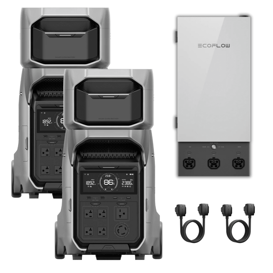 EcoFlow DELTA Pro 3 Portable Power Station Kit, 2 Units, with Smart Home Panel 2