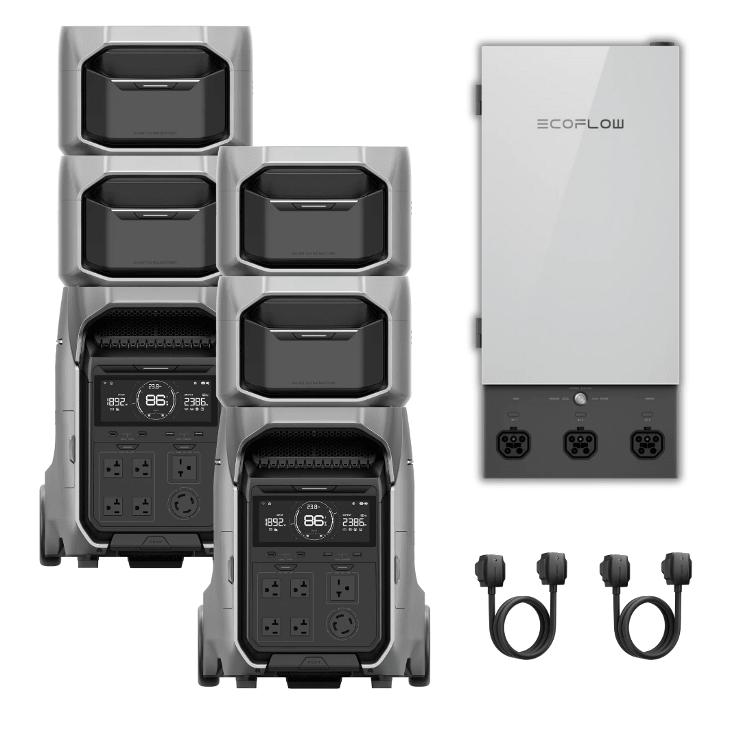 EcoFlow DELTA Pro 3 Portable Power Station Kit, 2 Units, with Smart Home Panel 2