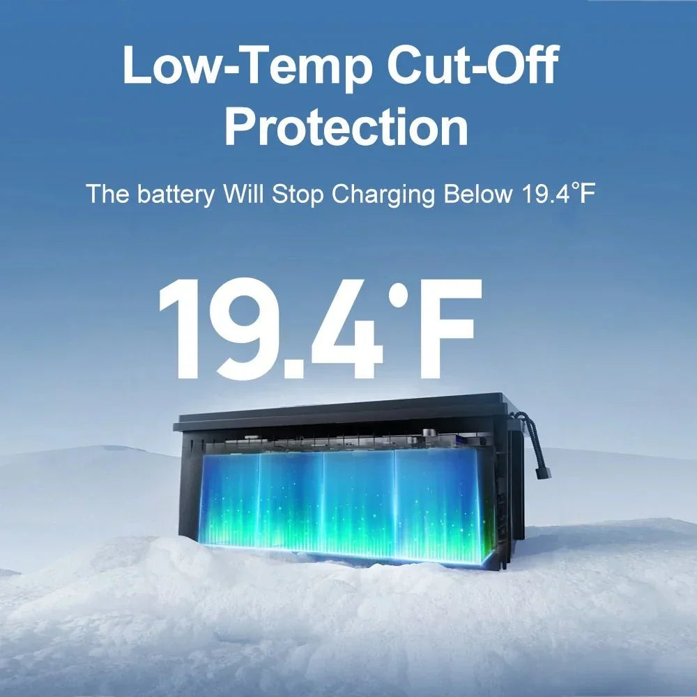 ECO-WORTHY 12V 280Ah LiFePO4 Battery with Bluetooth