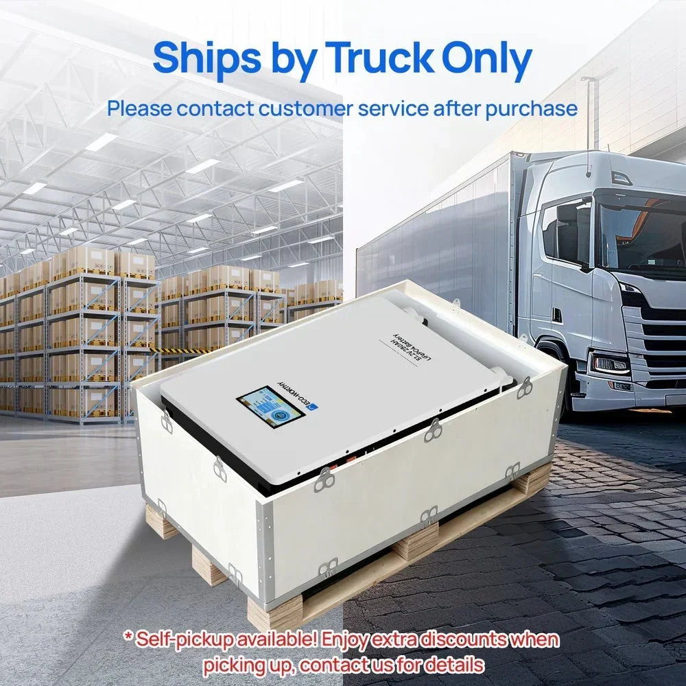 ECO-WORTHY 51.2V 280Ah LiFePO4 Battery