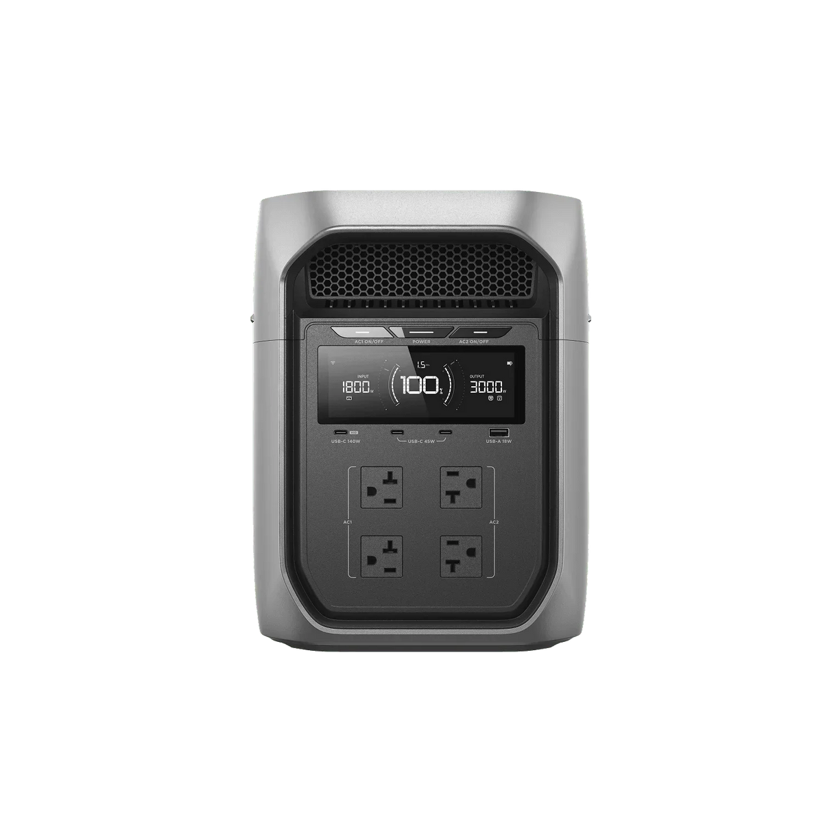 EcoFlow DELTA 3 Max Plus Portable Power Station, 2048Wh, 3000W