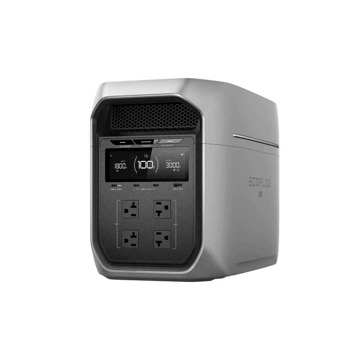 EcoFlow DELTA 3 Max Plus Portable Power Station, 2048Wh, 3000W