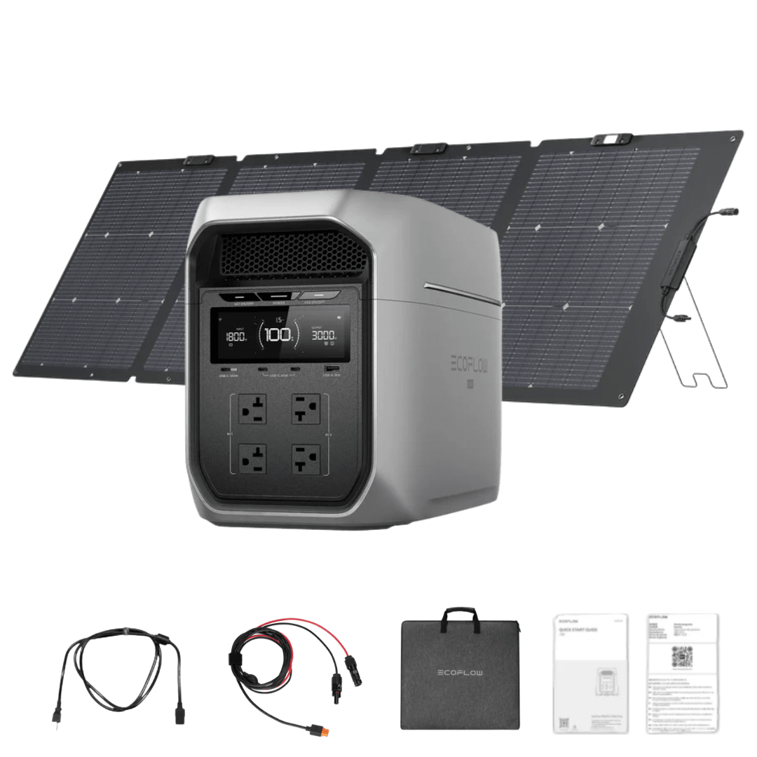 EcoFlow DELTA 3 Max Plus Portable Power Station, 2048Wh, 3000W