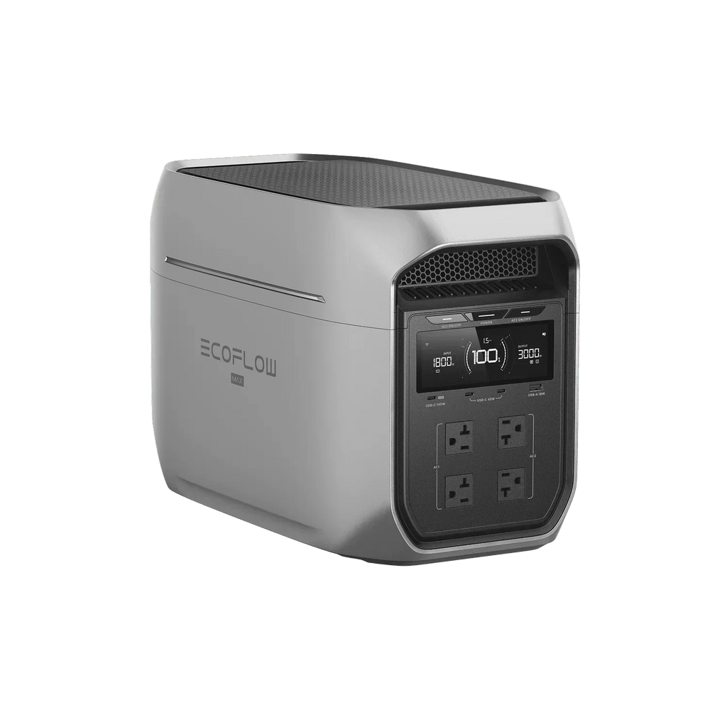 EcoFlow DELTA 3 Max Plus Portable Power Station, 2048Wh, 3000W
