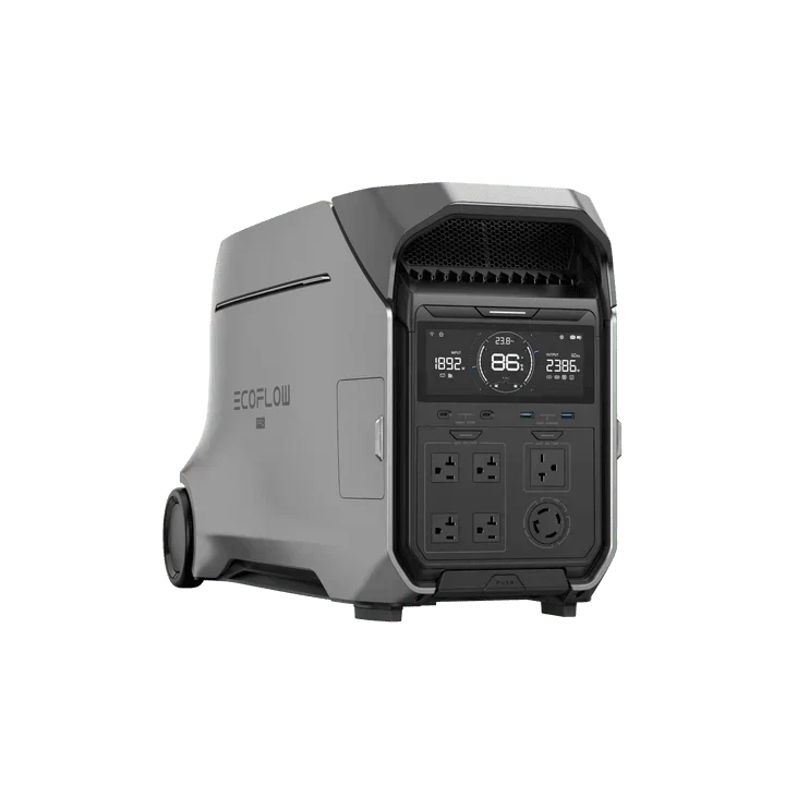 EcoFlow DELTA Pro 3 Solar Generator with DELTA Pro 3 Extra Batteries