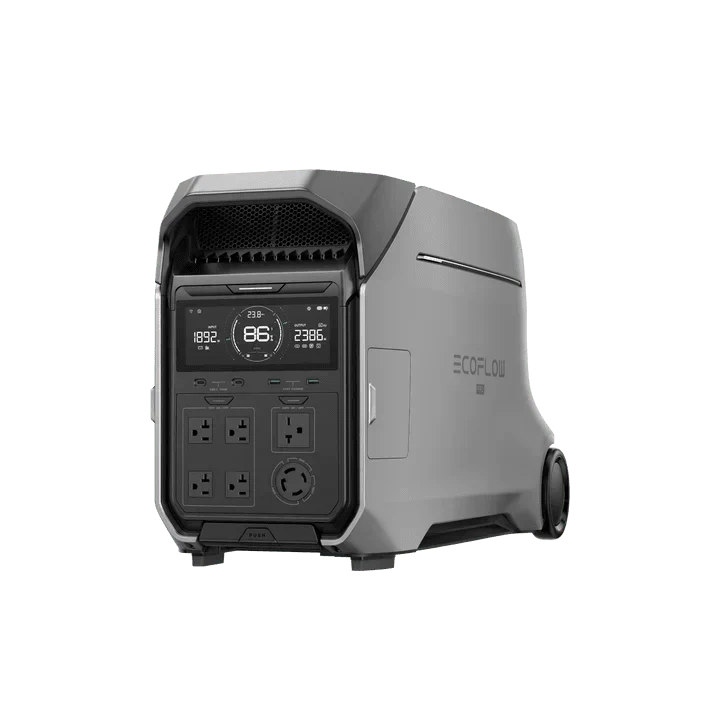 EcoFlow DELTA Pro 3 Solar Generator with DELTA Pro 3 Extra Batteries