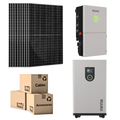 ELITE 48V Solar Kit with 16-32kWh Battery Bank, 11.4kW Hybrid Inverter and 550W Solar Panels