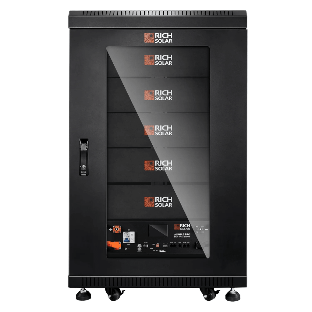 PRO 48V Solar Kit with 10.24-15.36kWh Battery Bank, 6kW Hybrid Inverter and 400W Solar Panels