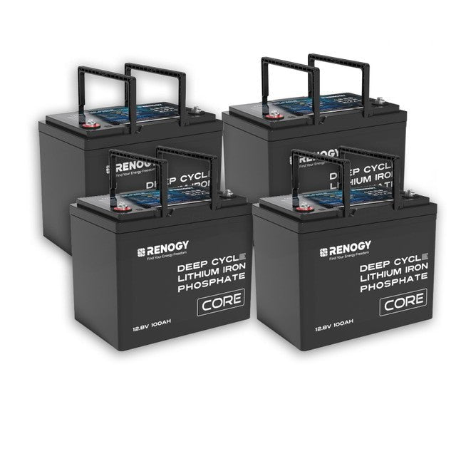 Renogy 12V 100Ah Core Series Deep Cycle LiFePO4 Battery