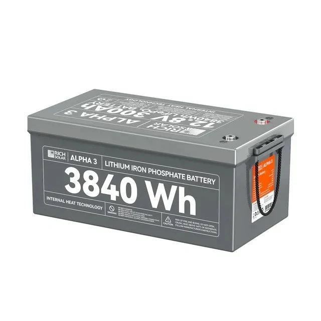Rich Solar Alpha 3 12V 300Ah LiFePO4 Battery