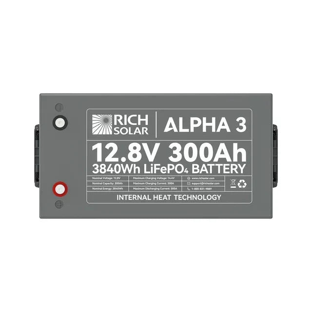 Rich Solar Alpha 3 12V 300Ah LiFePO4 Battery