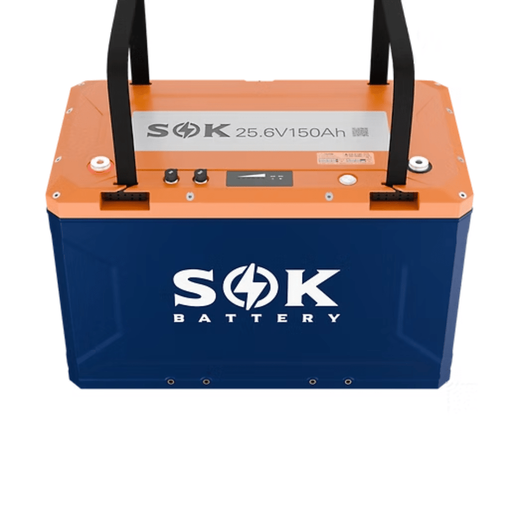 SOK Battery 24V 150Ah LiFePO4 Battery with Built-in Heater and Bluetooth