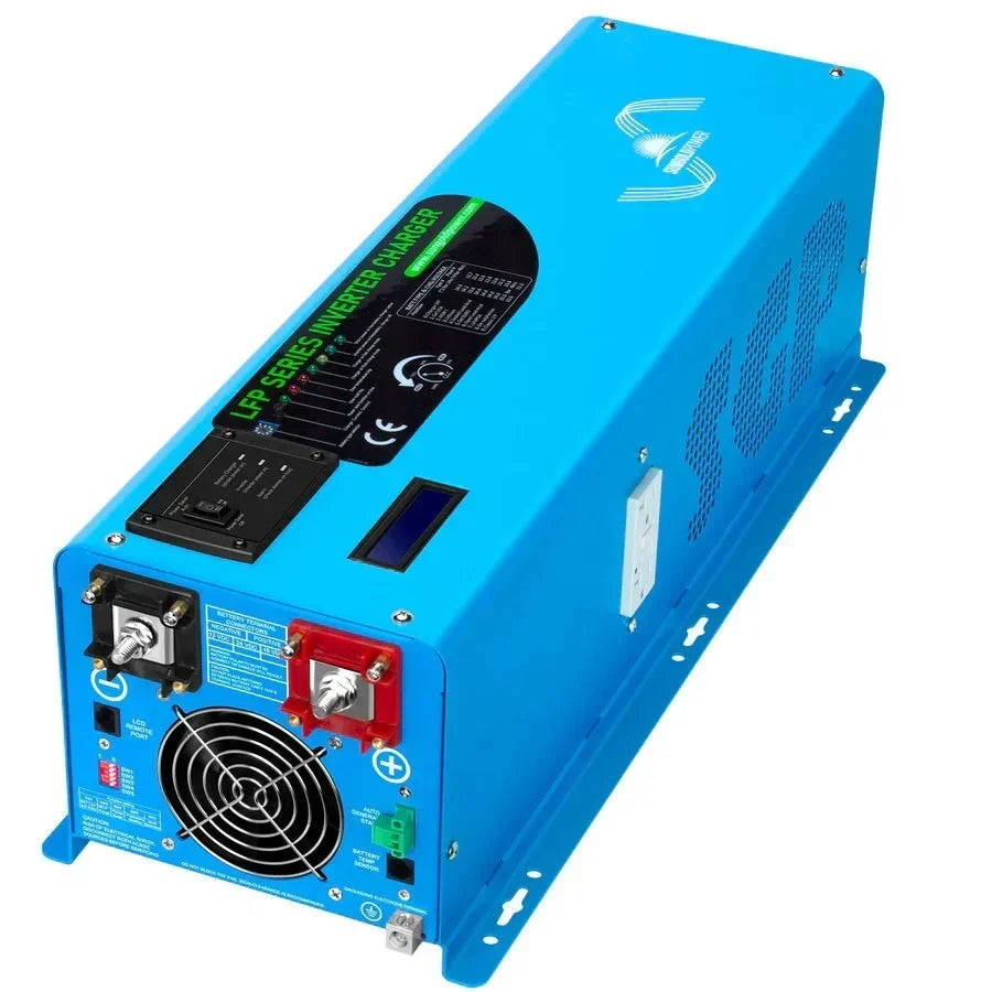 SunGoldPower 6000W DC 24V Split Phase Pure Sine Wave Inverter with Charger