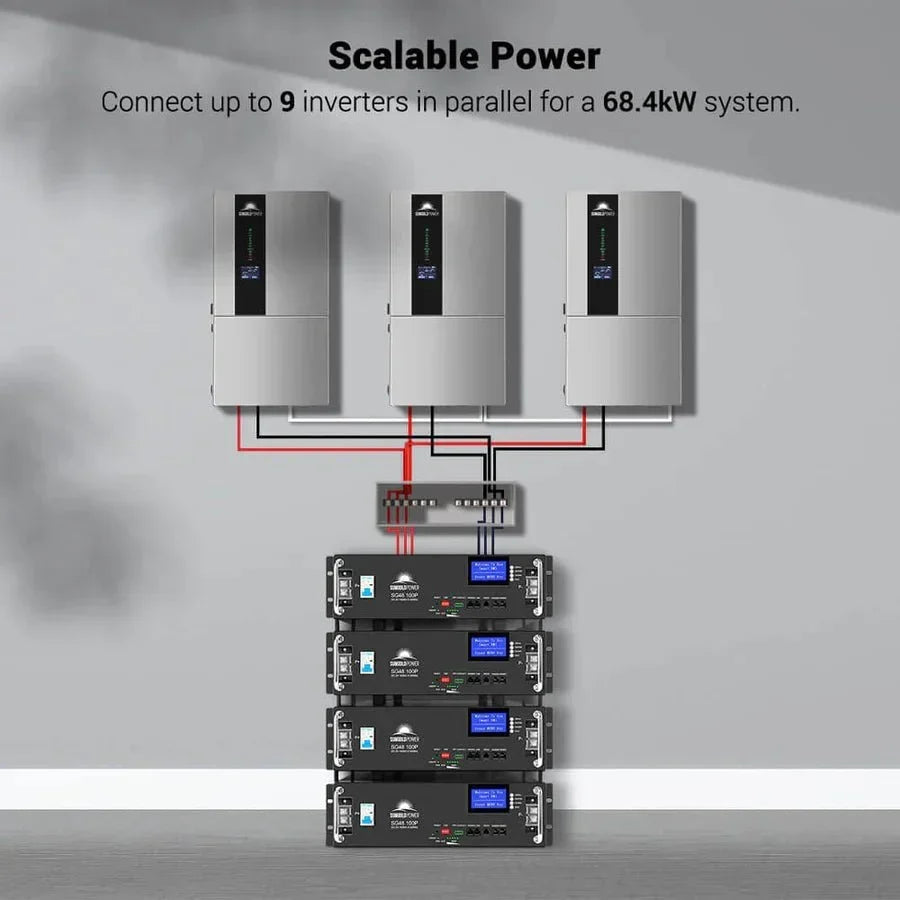 SunGoldPower 7.6kW 48V Split Phase Hybrid Solar Inverter