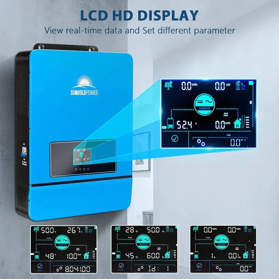 SunGoldPower 8kW 48V Split Phase Solar Inverter